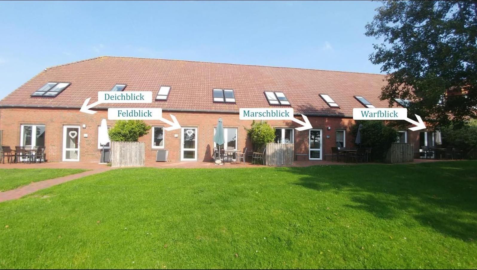 Warfblick - Landlust Osterwarf Norddeich (Norden) Exterior foto